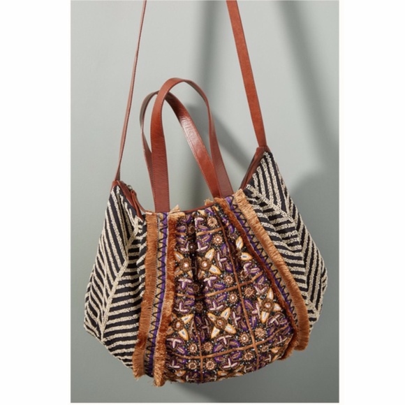 Anthropologie Handbags - Anthropologie Tangier tote bag